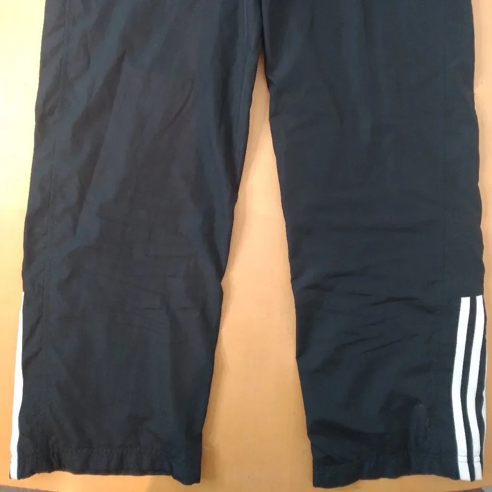 Adidas 3 Stripe Mesh Lined Wind Pants Jogger Trainers